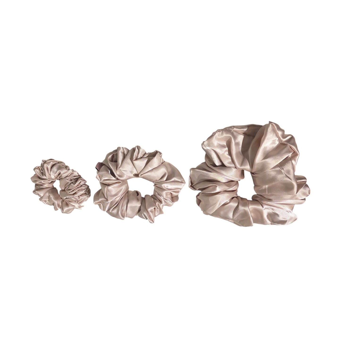 CHANEL satin scrunchies