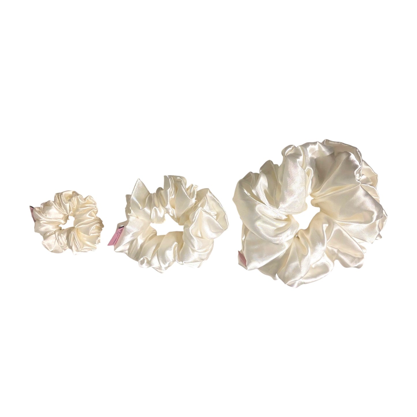 CHANEL satin scrunchies