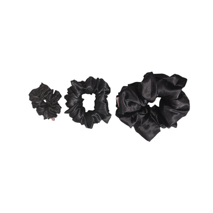 CHANEL satin scrunchies