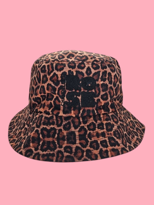 WT LEOPARD BUCKET HAT
