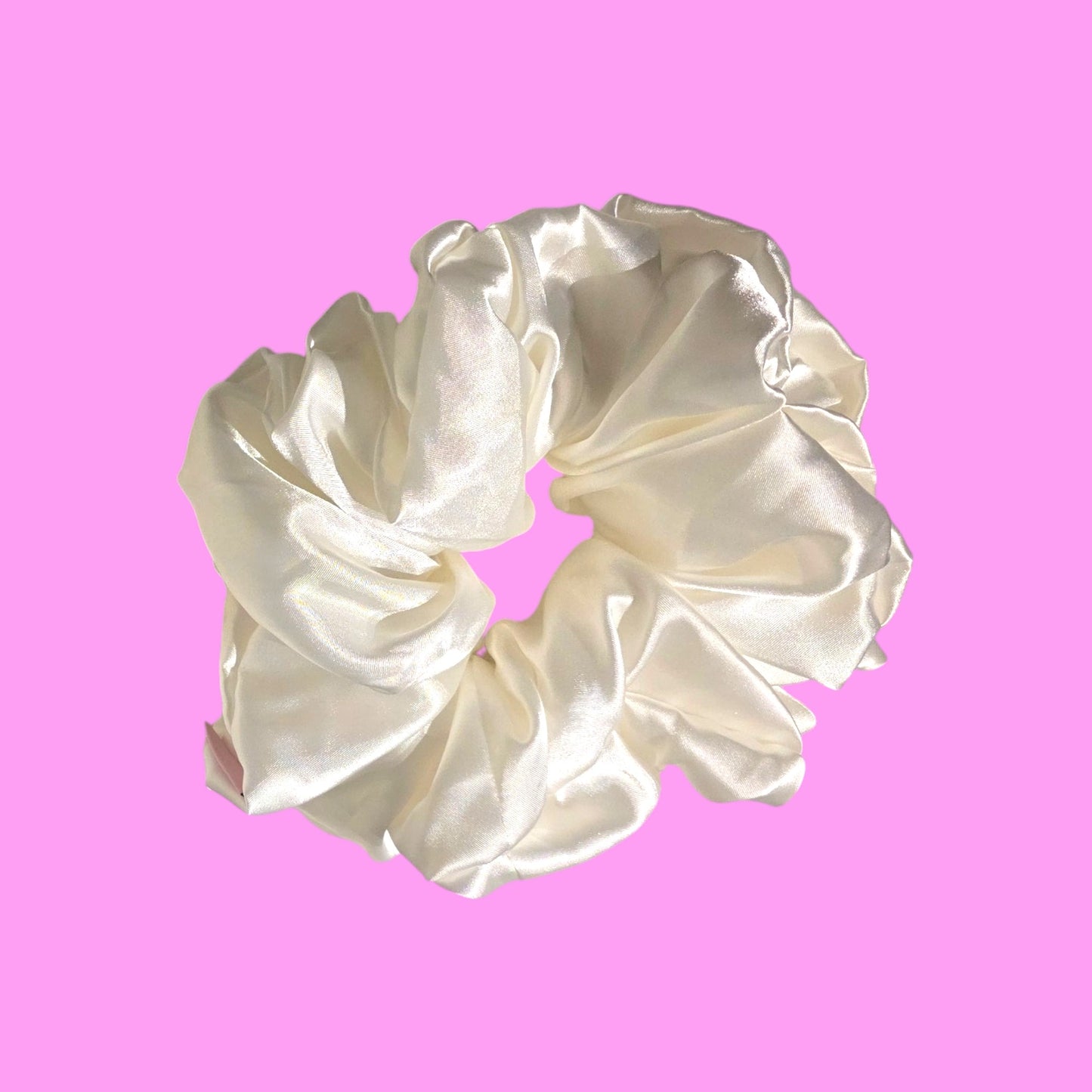 CHANEL satin scrunchies