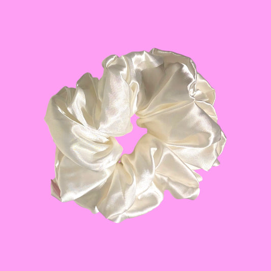 CHANEL satin scrunchies